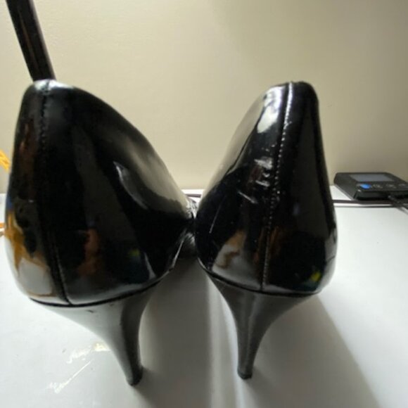 apostrophe Black Open Toe Women's Shoes: Size 8M - Picture 9 of 11